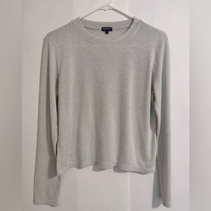 Bleusalt SPARKLE Gray Long Sleeve Crew neck Top 3